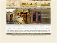 Tablet Screenshot of borano.com